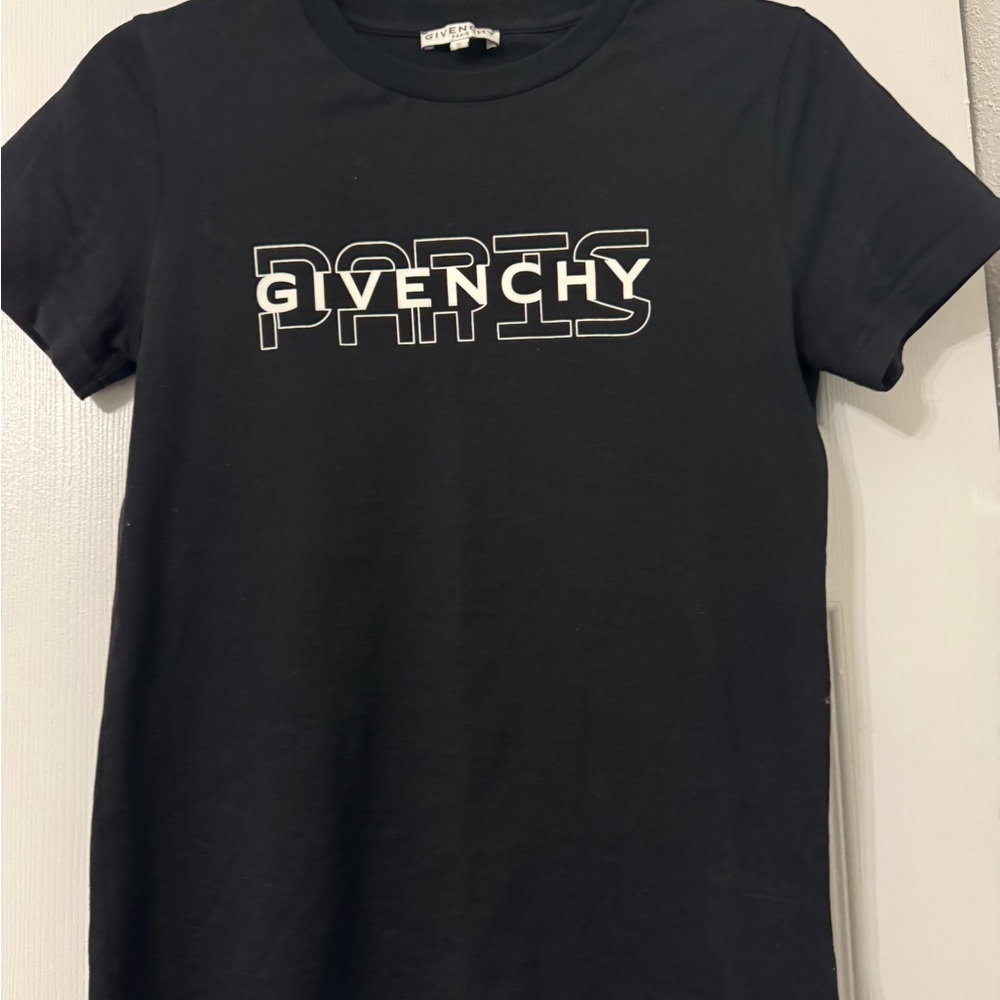 Givenchy Black and White Short Sleeve Tee